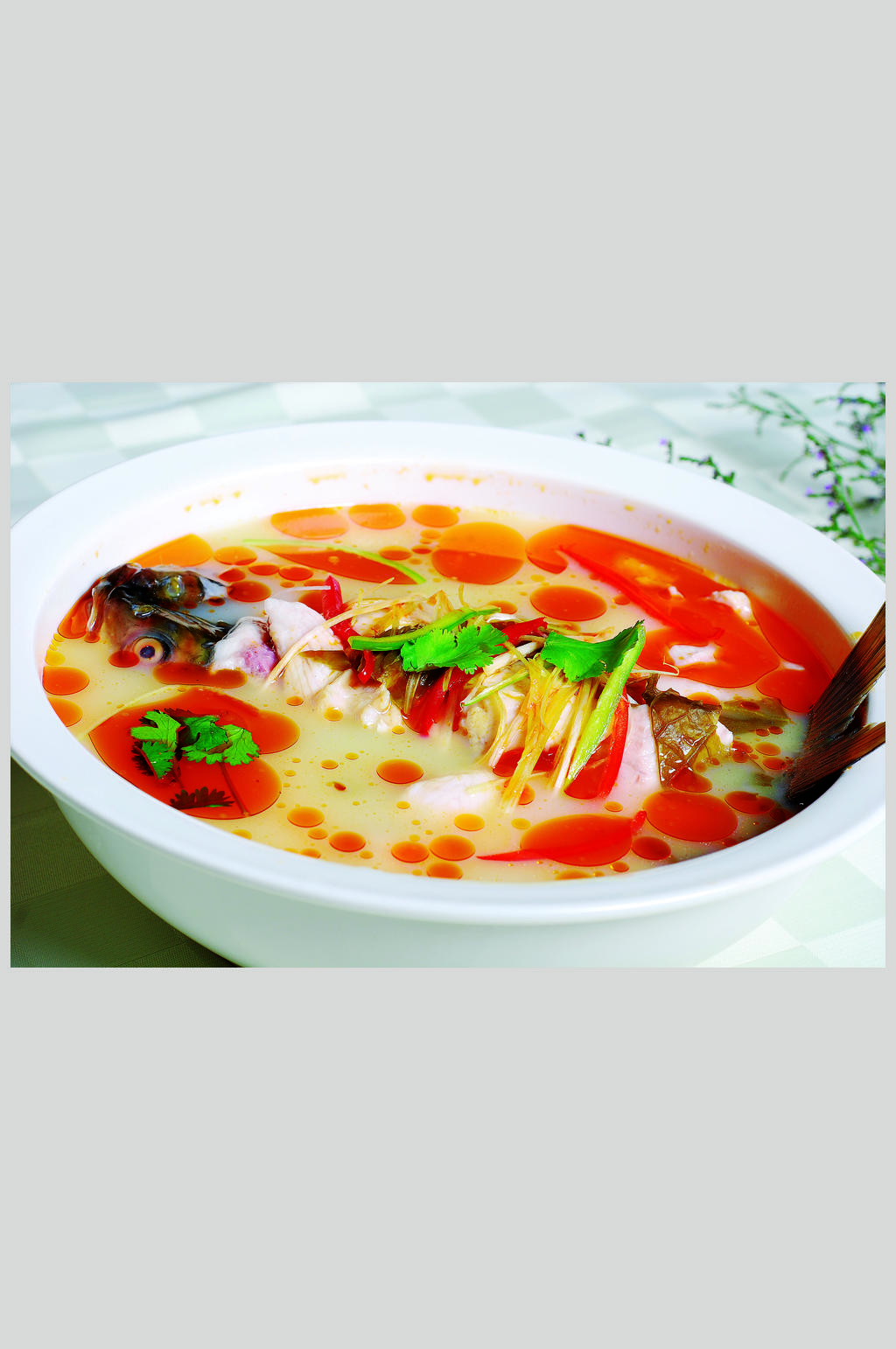 重庆酸菜鱼素材