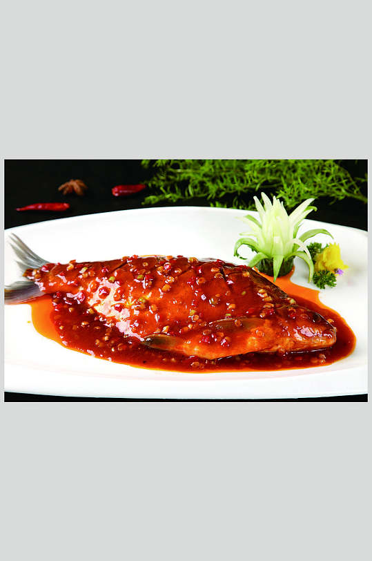 葱烧鱼图片-葱烧鱼素材下载-众图网