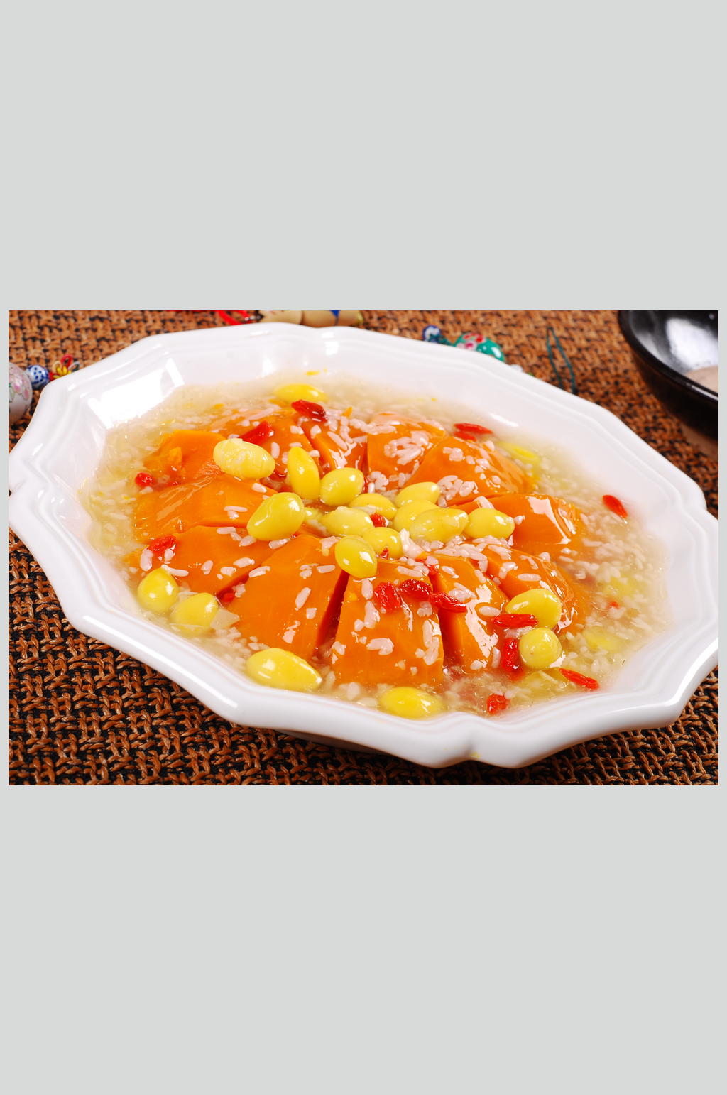 银杏酿南瓜素材