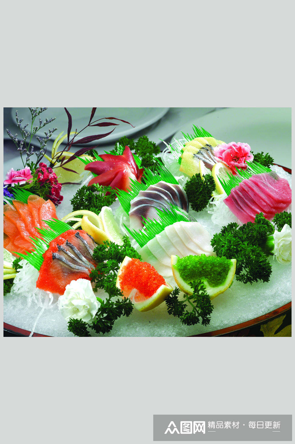御品至尊刺身拼盘素材