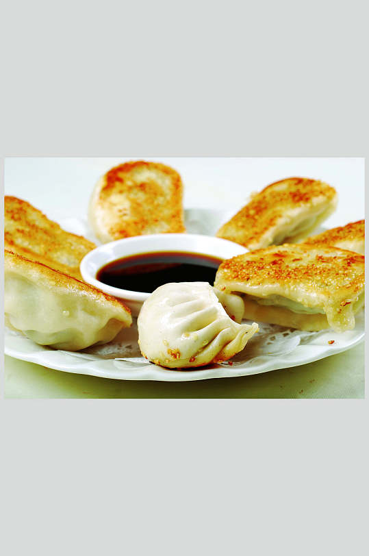 鸡汁锅贴食物图片模板下载-编号2031300-众图网