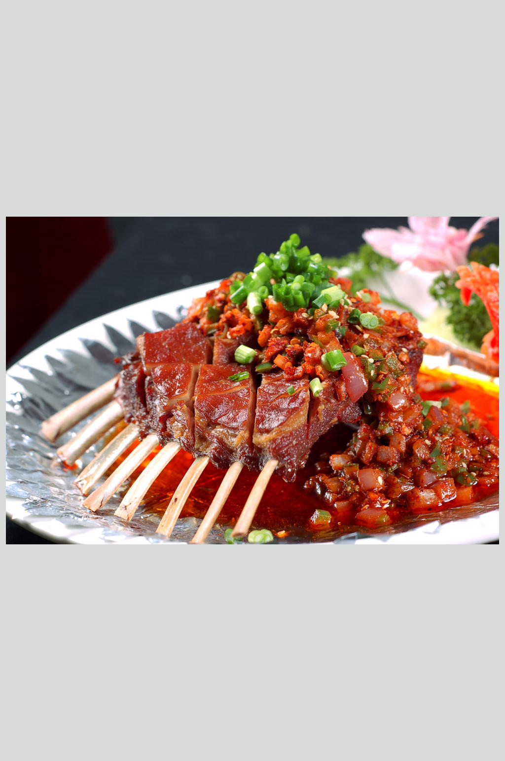 餐饮美食高清图片富贵羊排素材