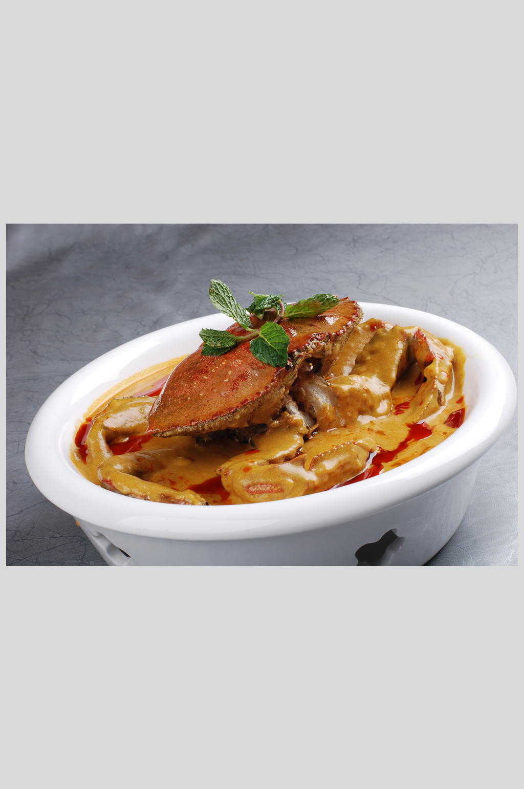 咖喱切珍宝蟹美食高清图片素材