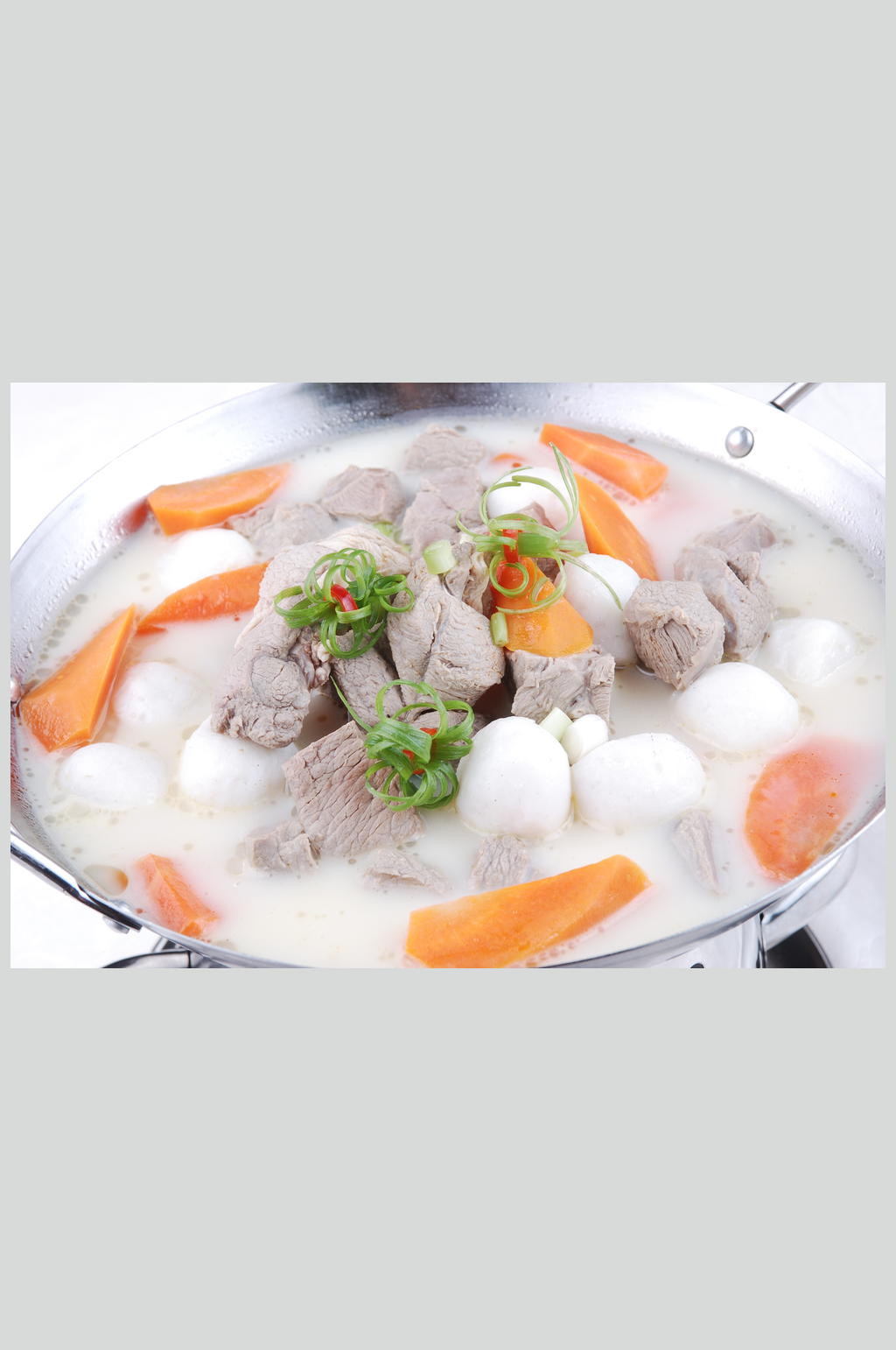 鱼羊锅仔高清图素材