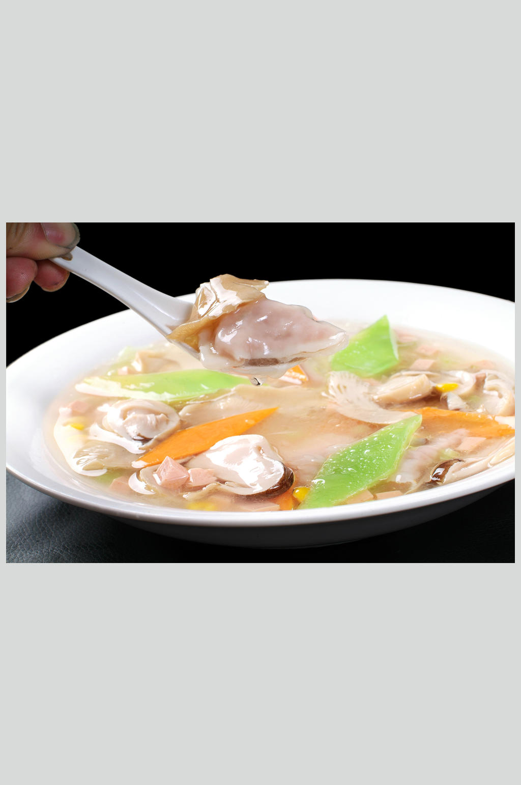 八珍鱼饺素材