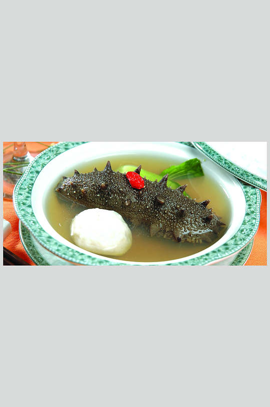 原汁清汤活海参