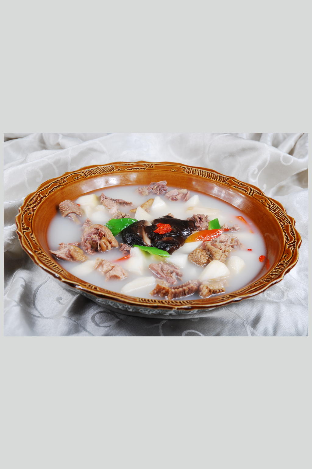 一品鲜土鸡元素材