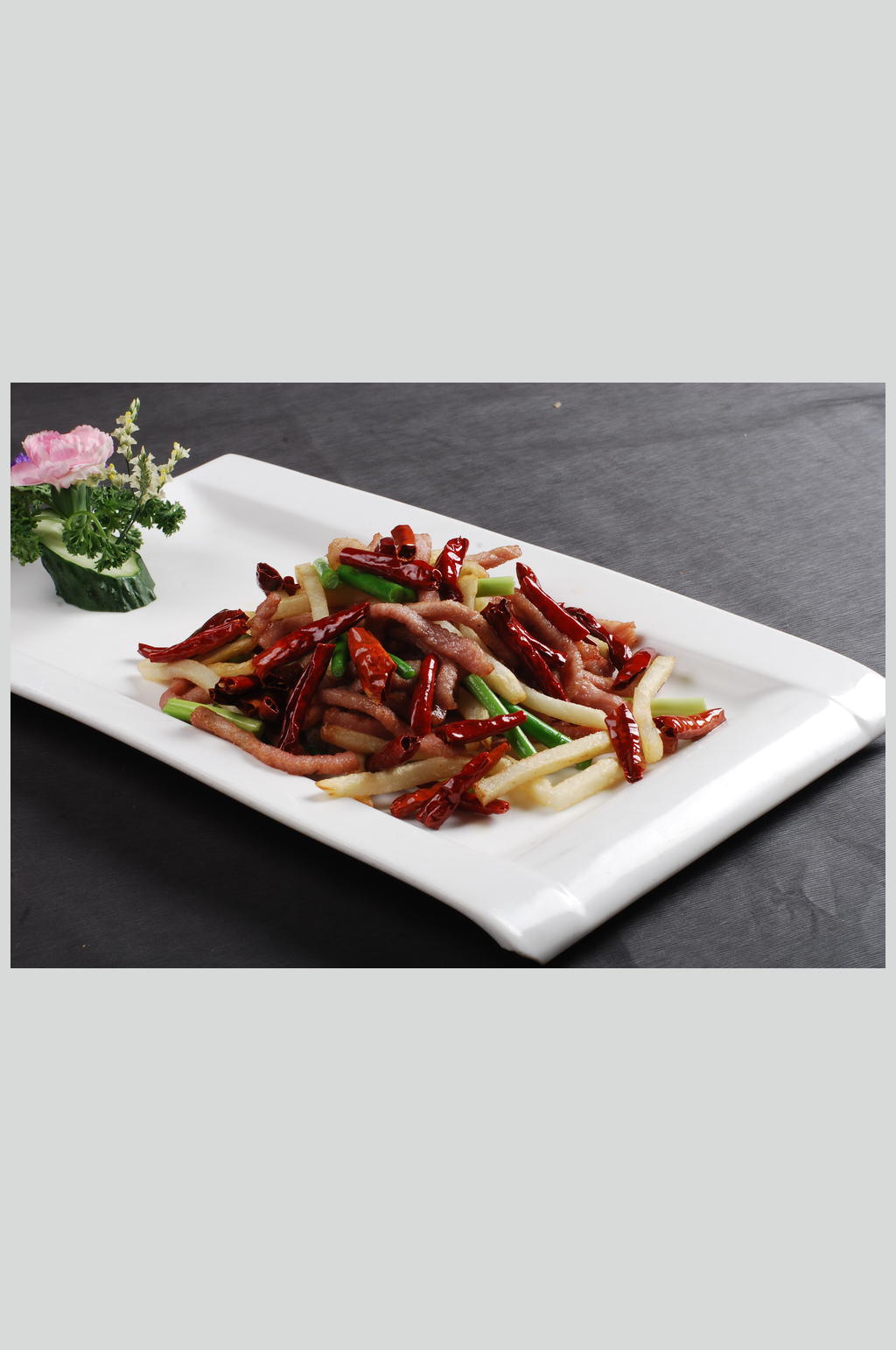 辣子爽口肉美食高清图片素材