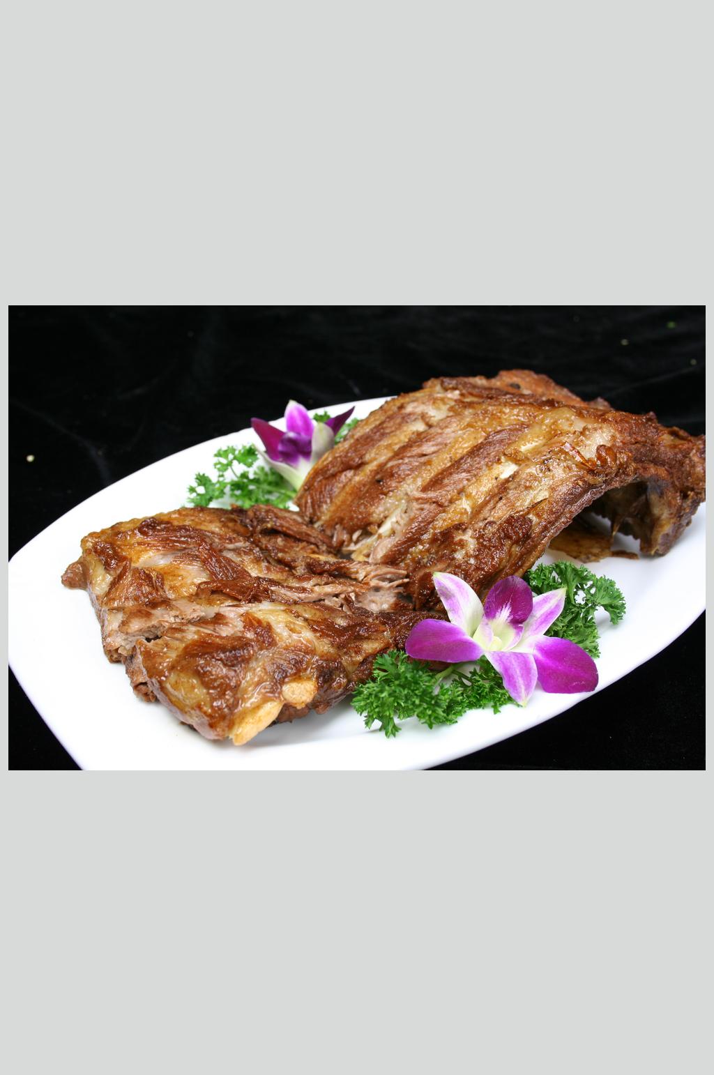 风味大排 香烤猪排美食高清图片素材