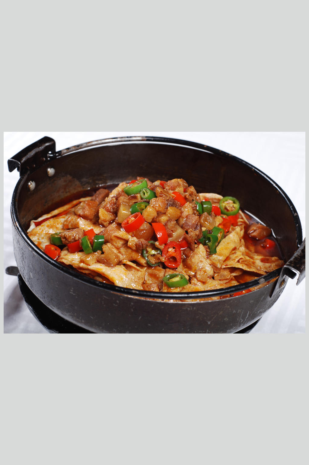 干锅豆皮素材