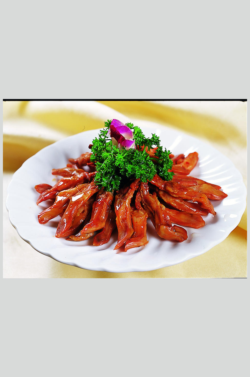 五香鸭舌素材