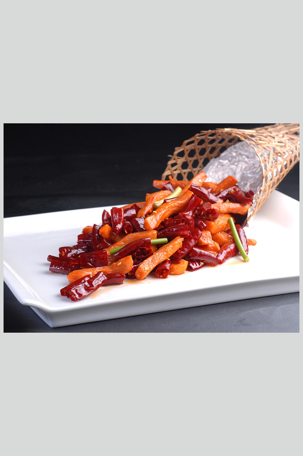 餐饮美食高清图片辣子松坂肉素材
