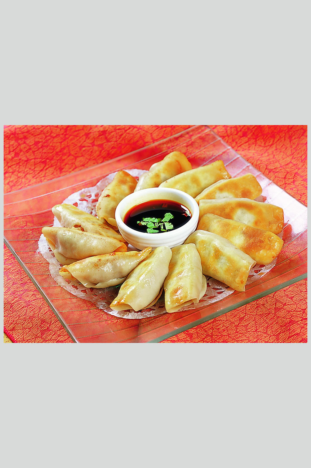 金牌锅贴素材