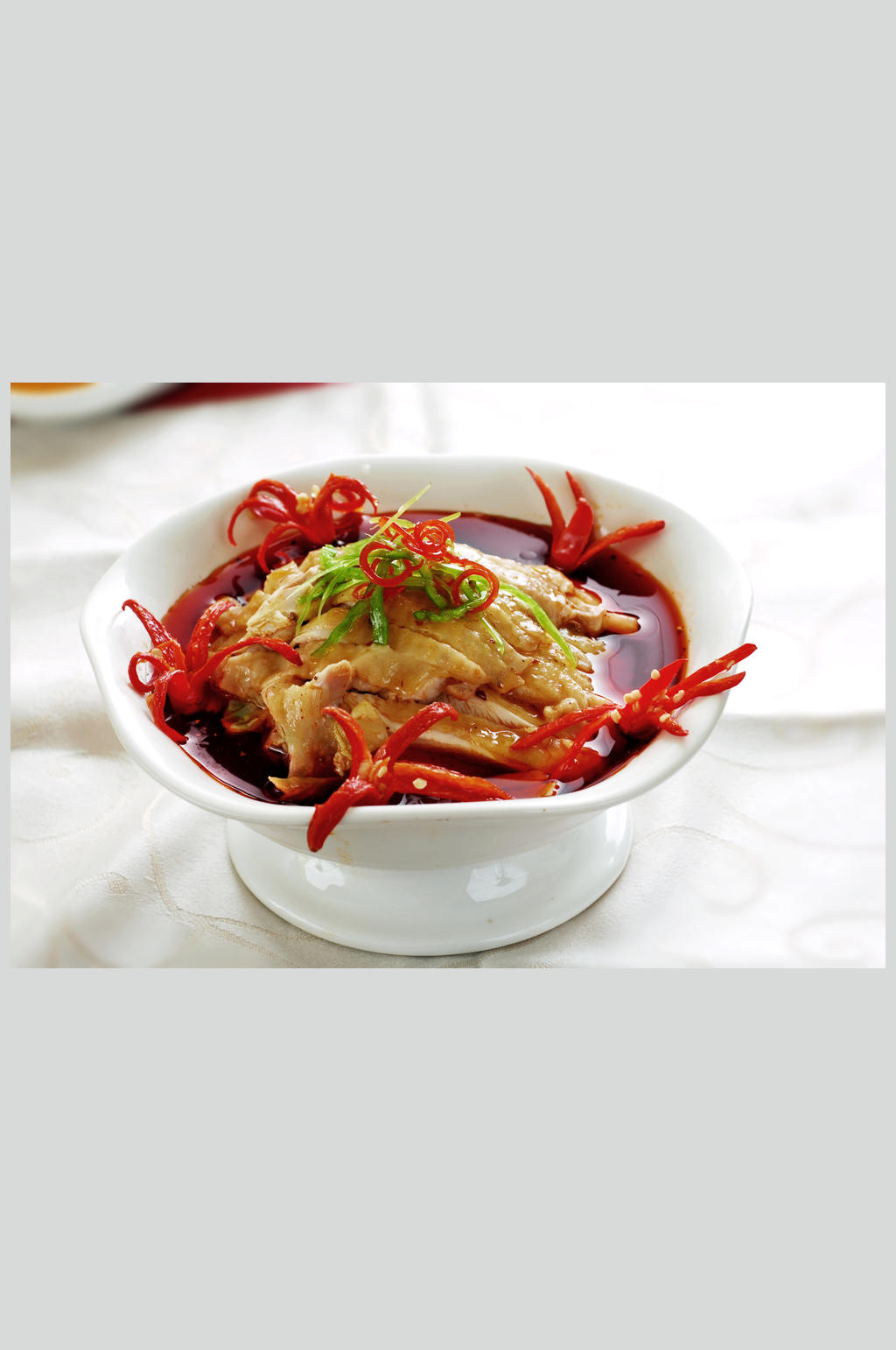 麻辣土鸡素材