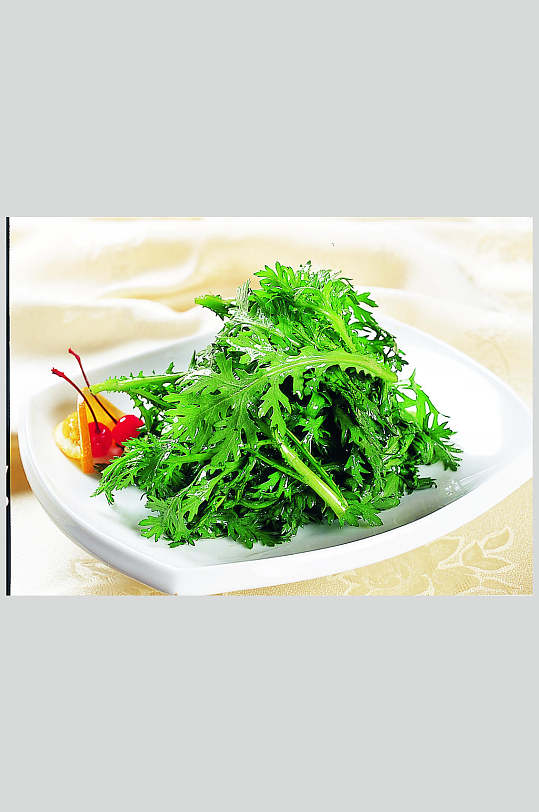 现拌时蔬 蓬蒿菜