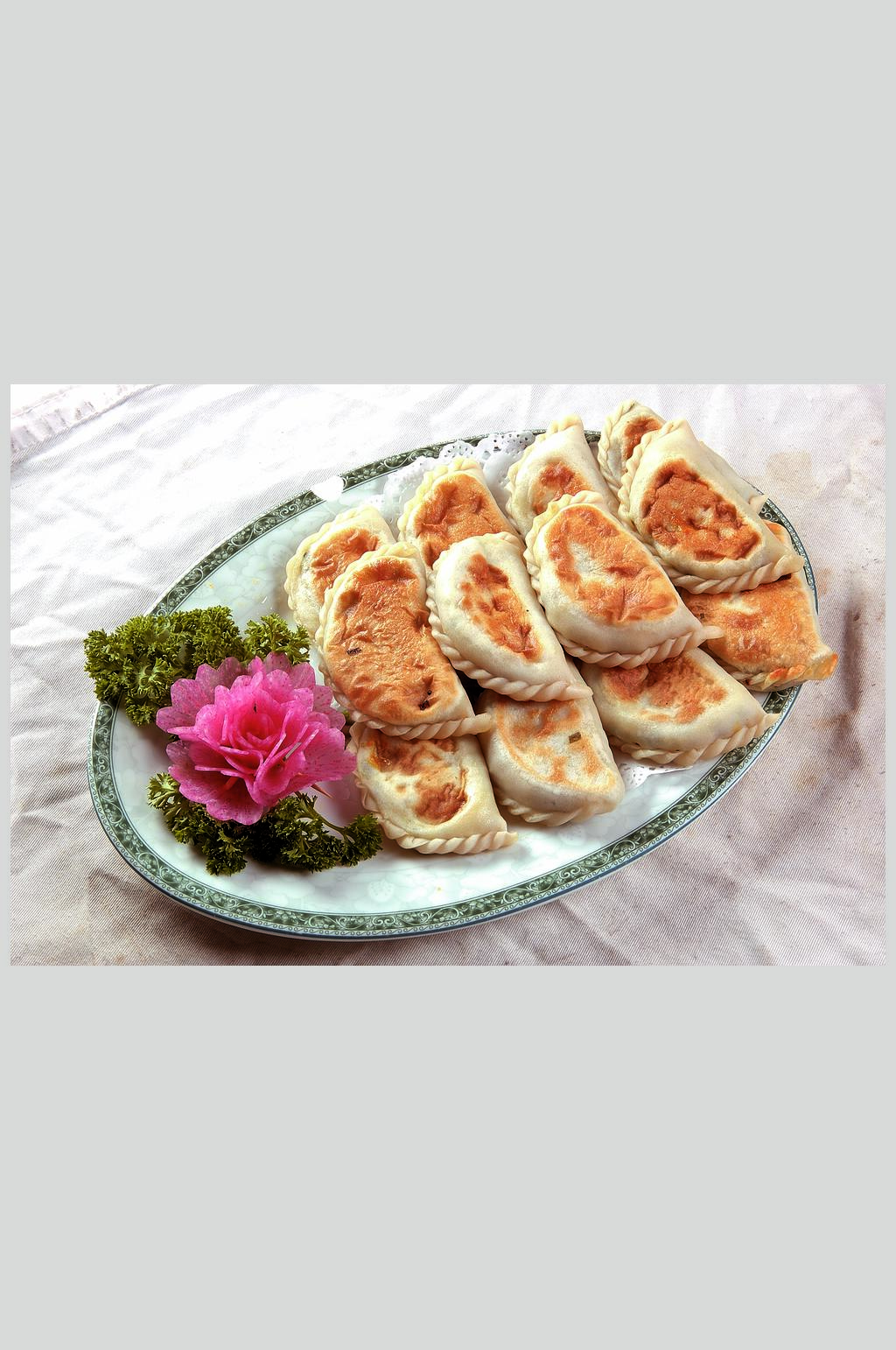 韭菜合子素材