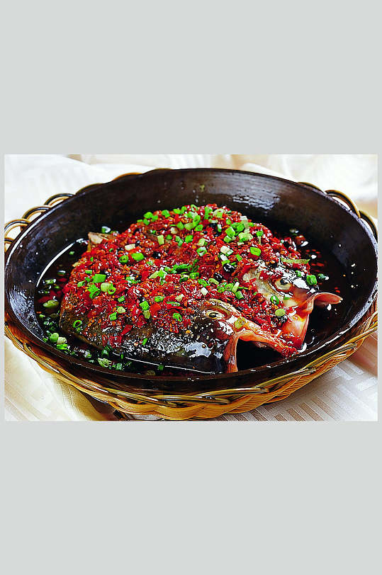 火辣辣剁椒鱼头美食高清图片