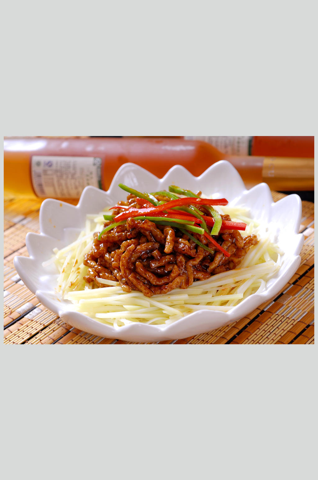 餐厅餐饮美食图片黔江炒素丝素材
