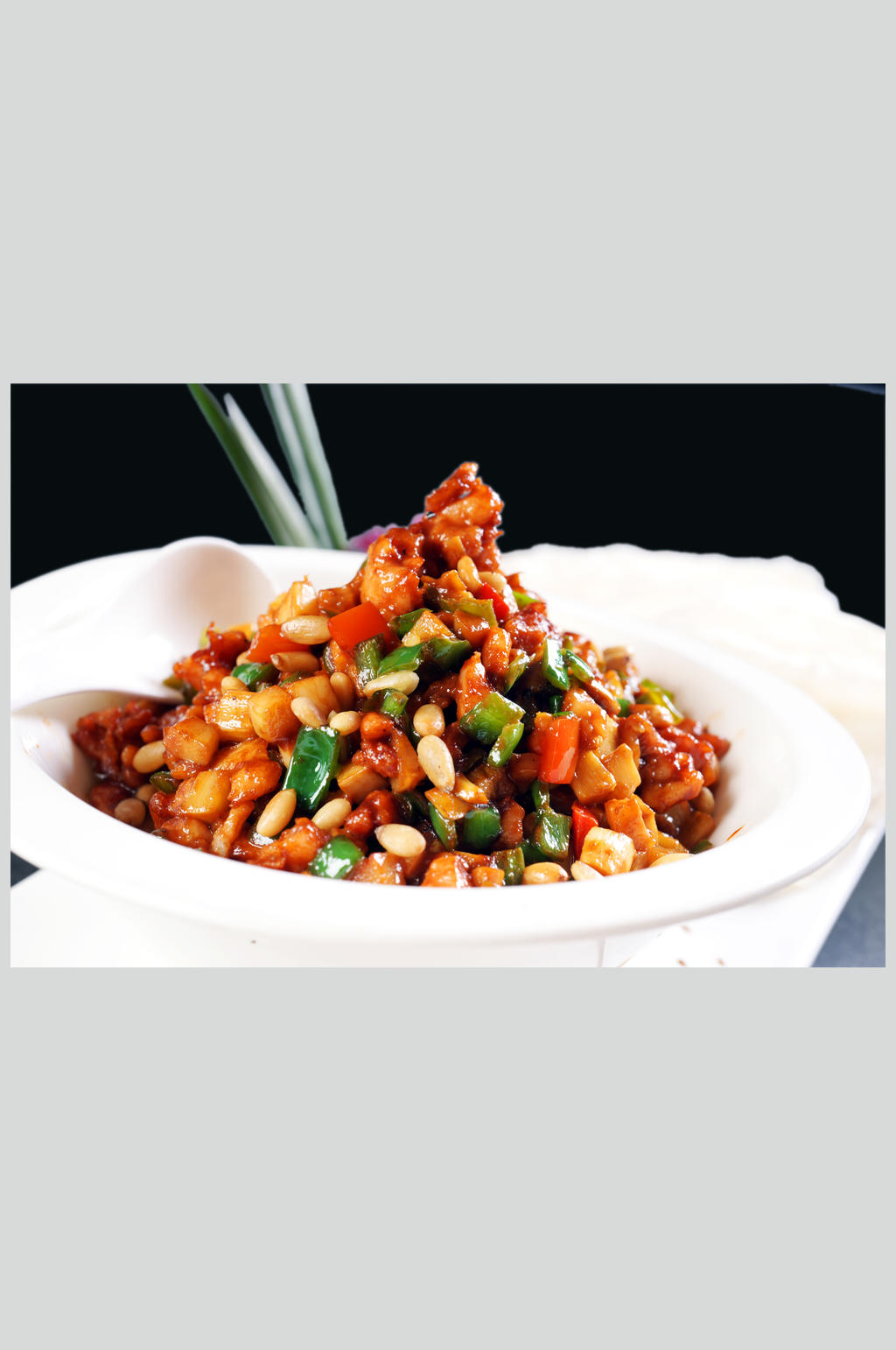 美食高清图片松仔酱爆兔素材