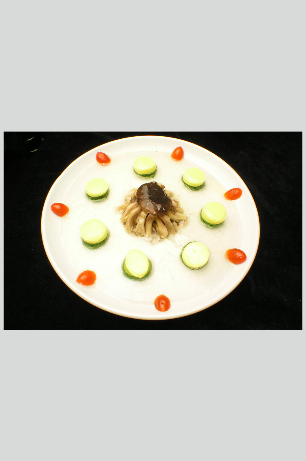 芙蓉豆腐烩鸭舌素材