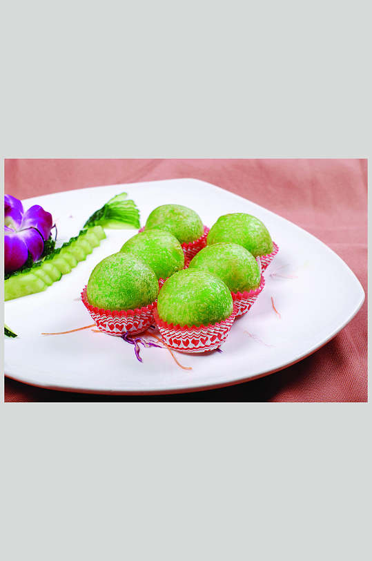 凉瓜汤圆美食高清图片