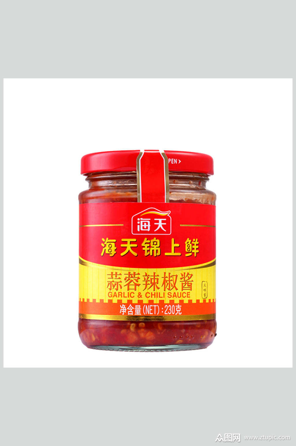 海天锦上鲜蒜蓉辣椒酱