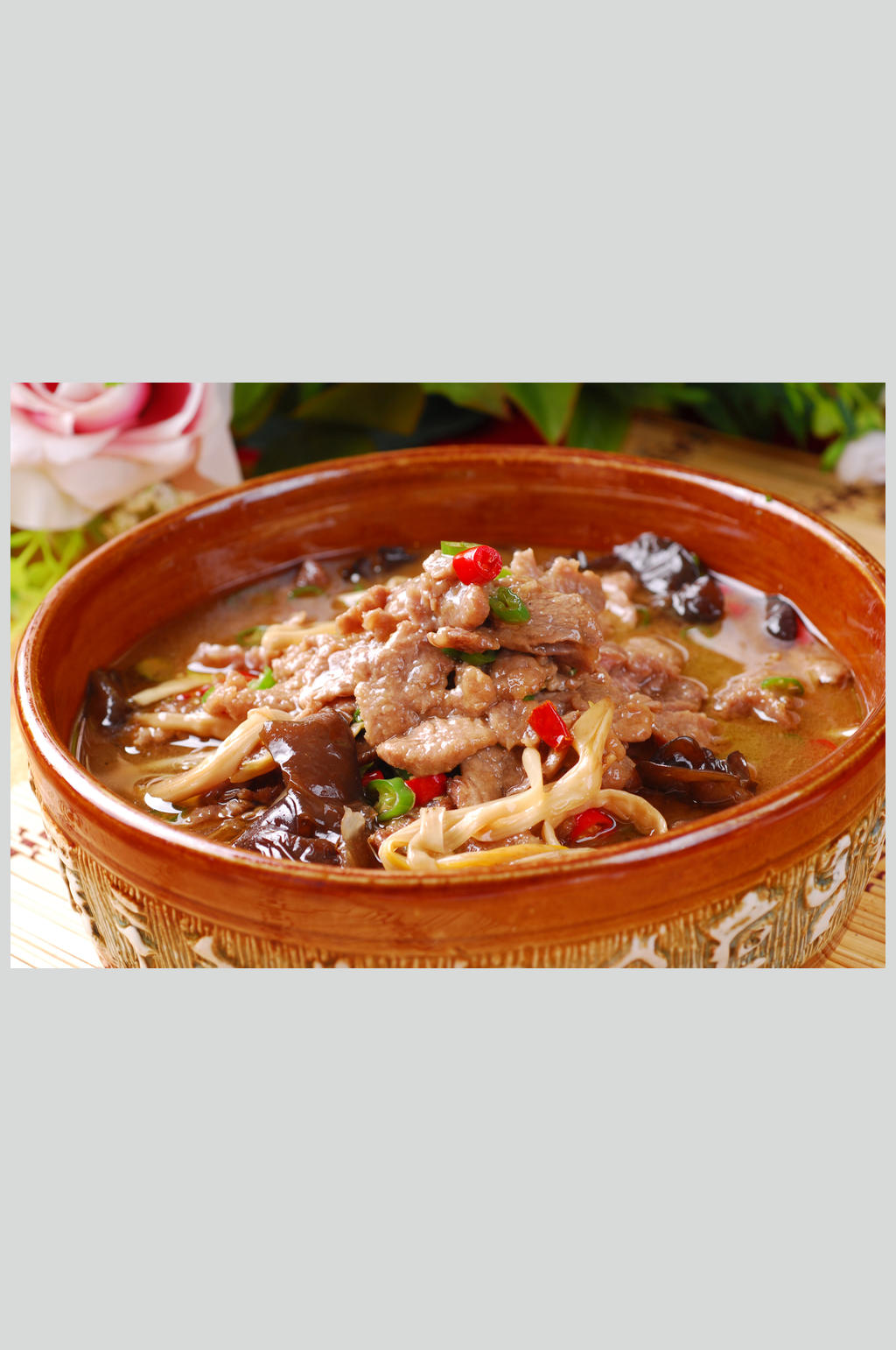 热菜豉椒牛柳素材