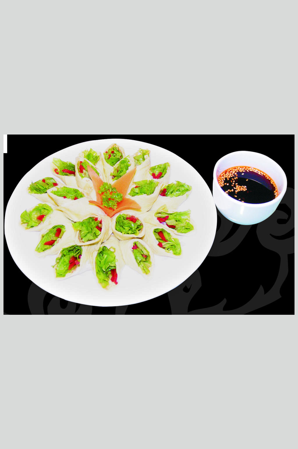 养生菜卷素材