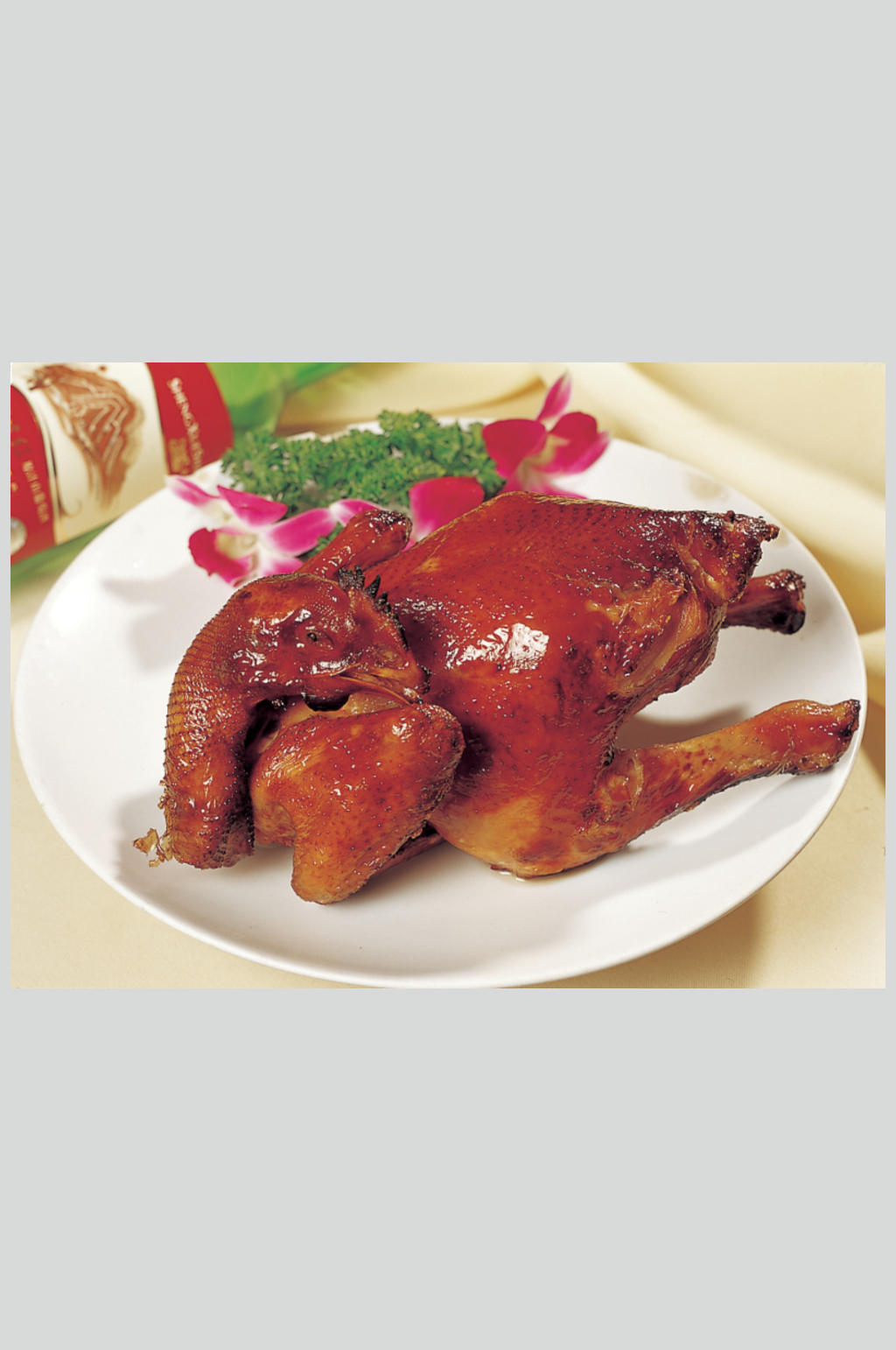 港式脆皮鸡美食高清图片素材