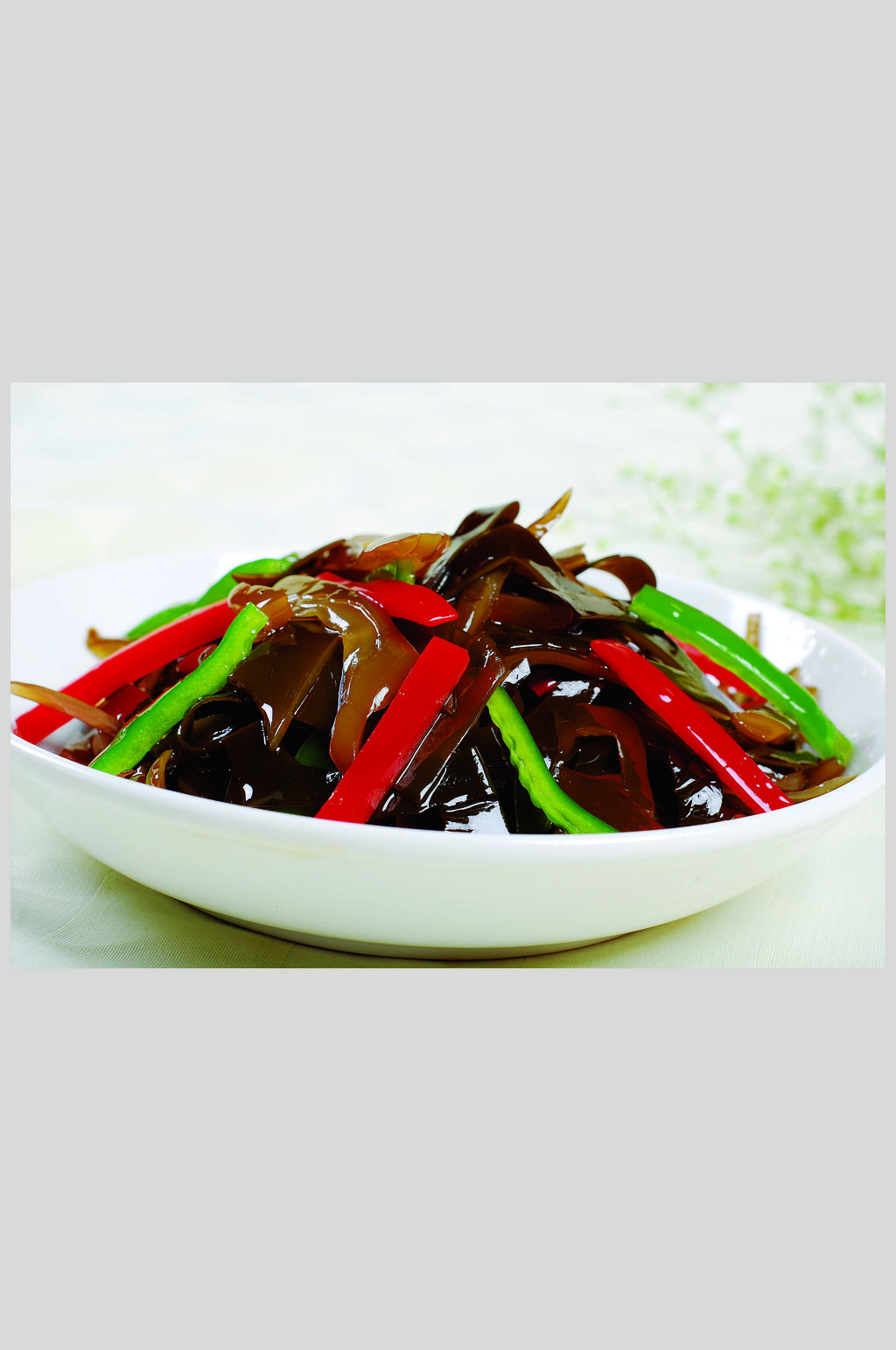 泡椒海白菜美食高清图片素材