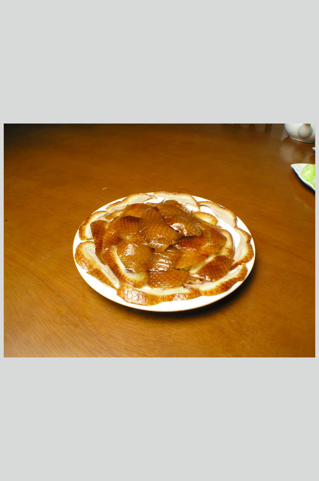 侨园烤鸭素材