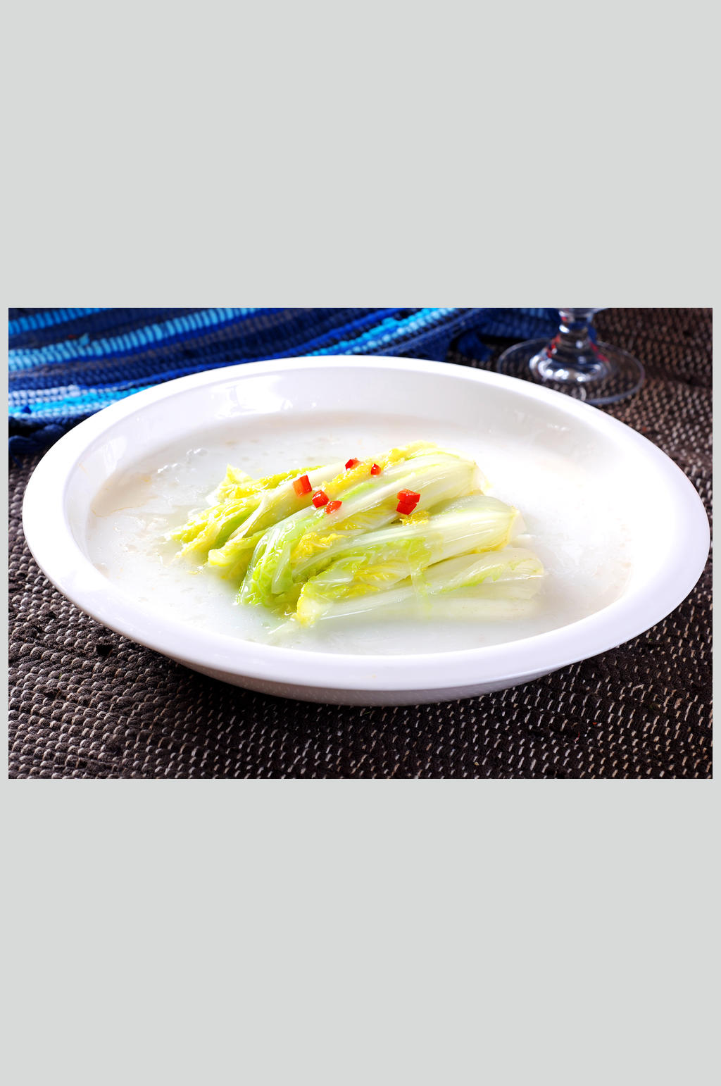 上汤娃娃菜高清餐饮美食图片素材