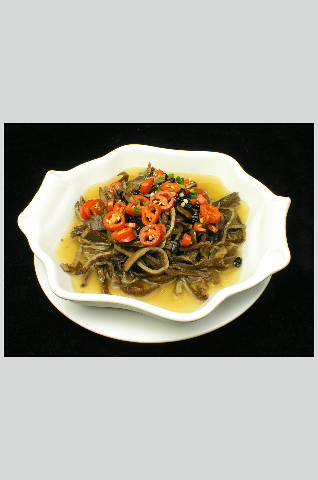 茶油蒸腊肠素材