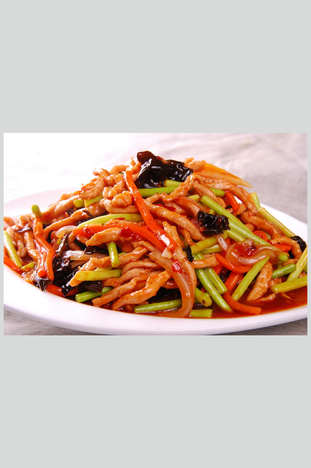 鱼香肉丝素材