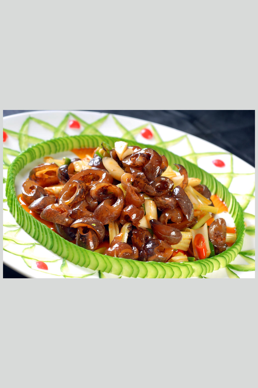 餐饮美食高清图片小炒海参素材
