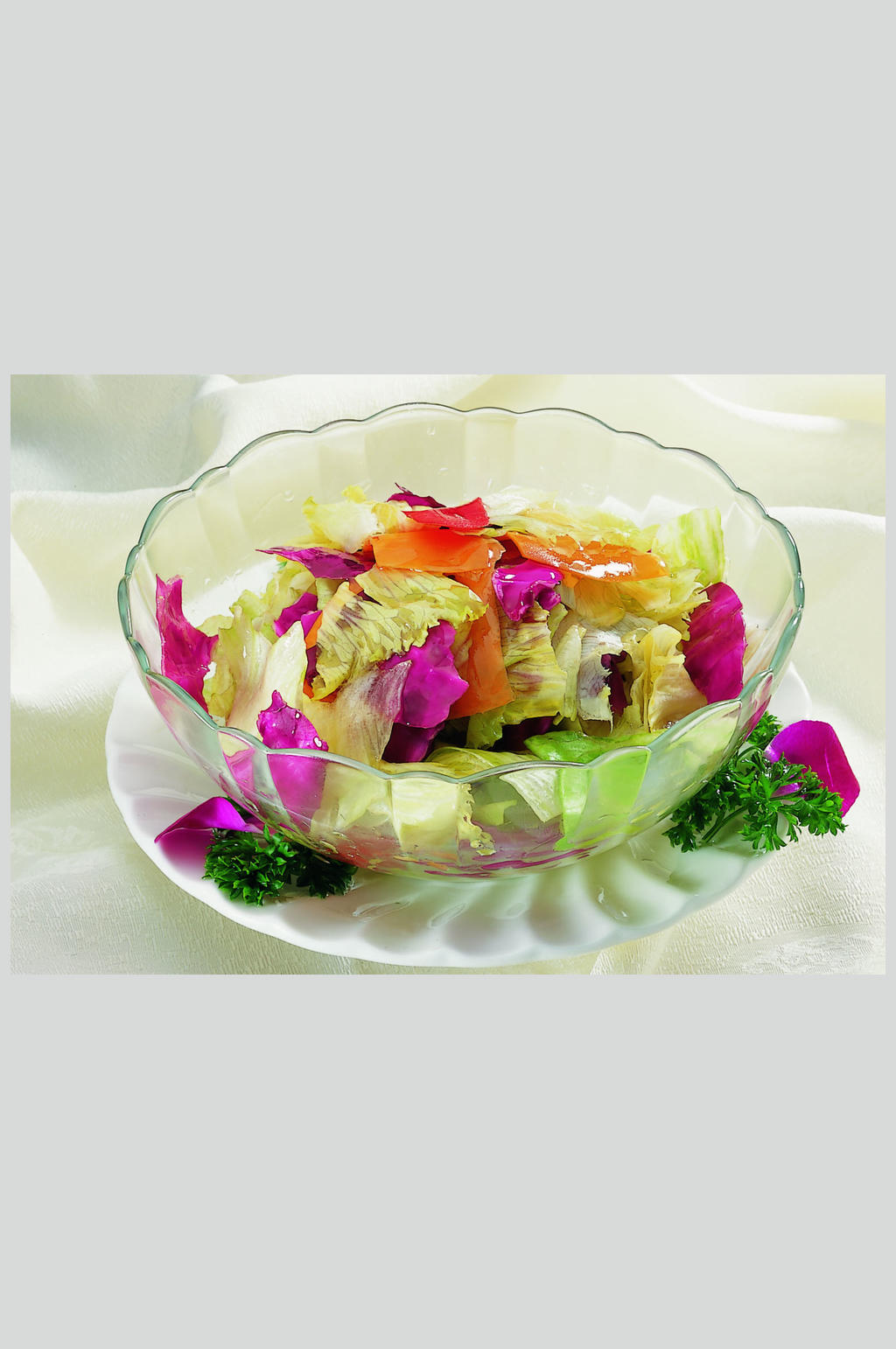三色大拌菜素材