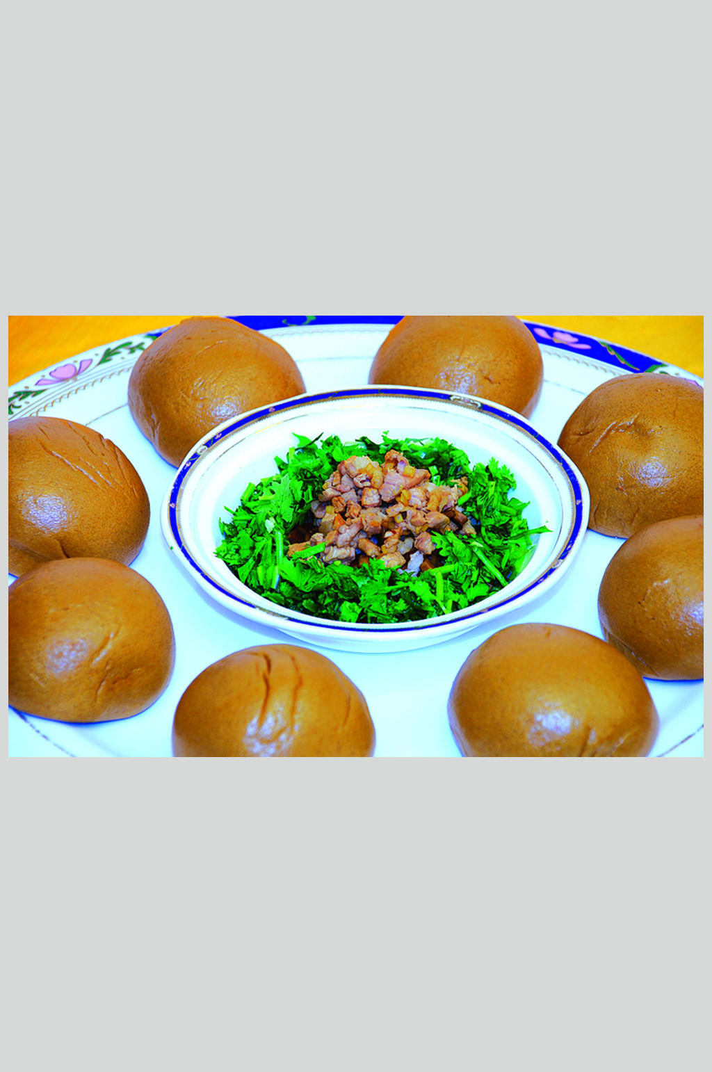 窝头炒双香素材