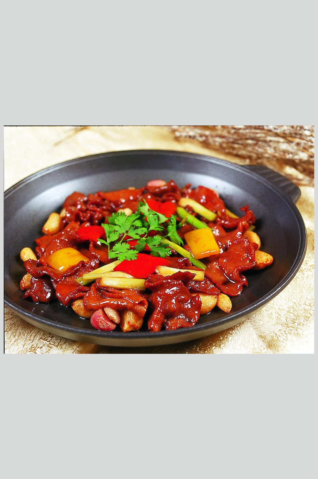 沙姜香茅焗牛爽肉素材