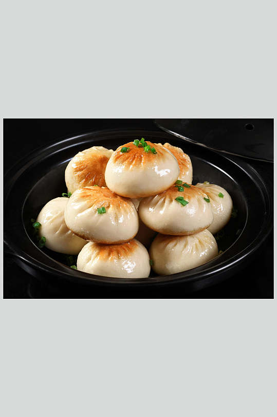 葱煎包美食图片