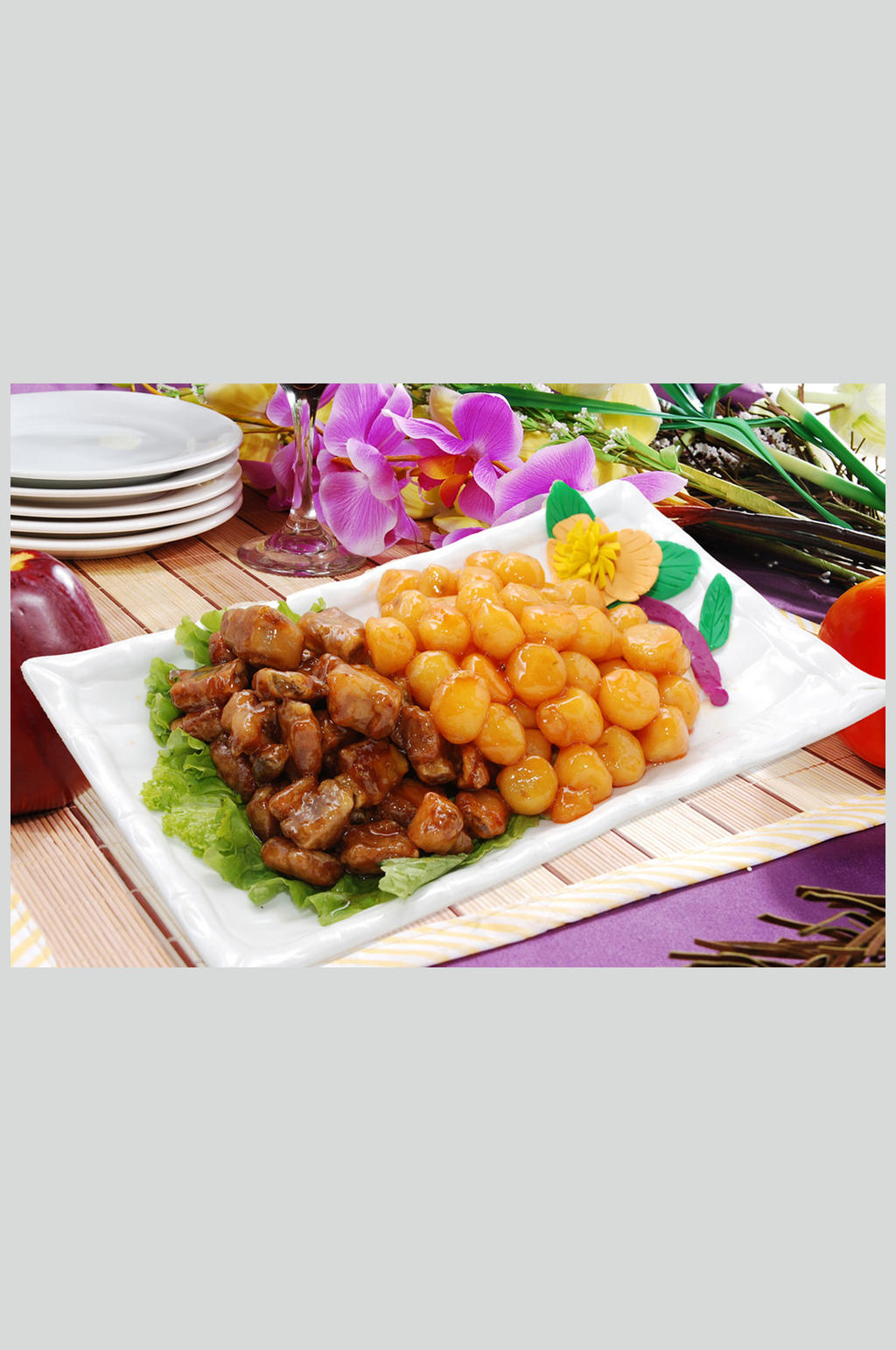 日本土豆可乐骨餐厅餐饮美食图片素材