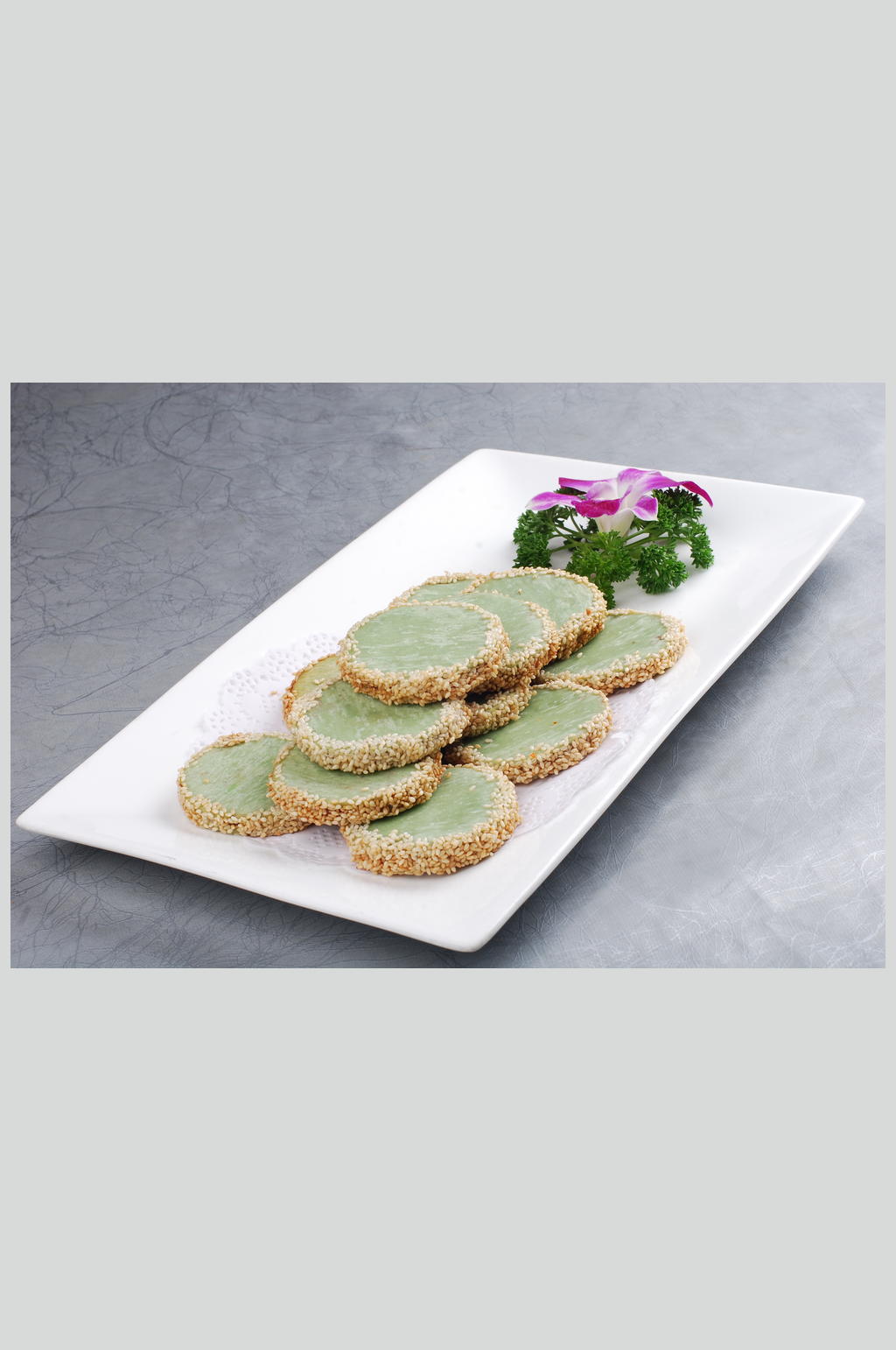 绿茶佛饼美食高清图片素材