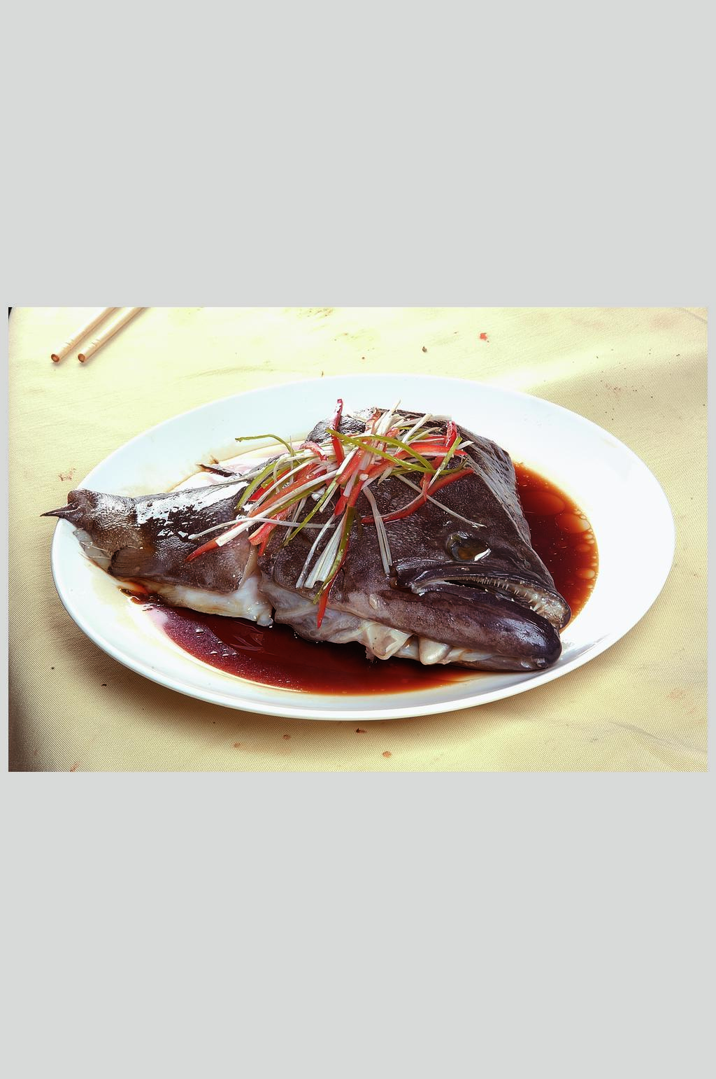 碟鱼头餐饮美食高清图片素材