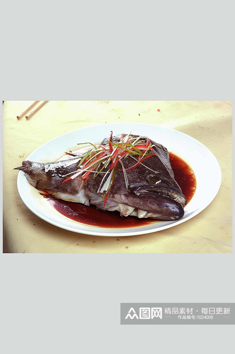 碟鱼头餐饮美食高清图片素材