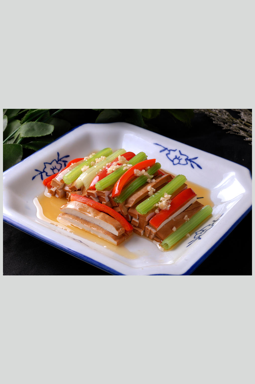 西芹豆干素材