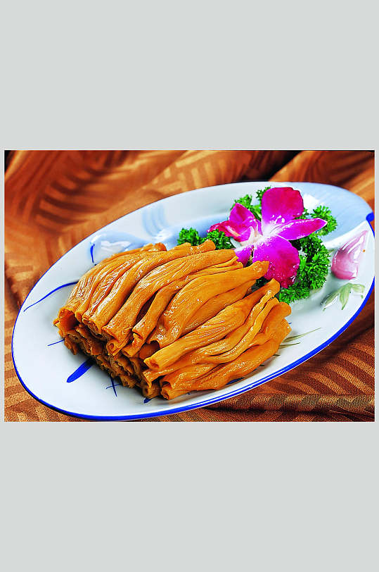 卤水鹅肠美食高清图片