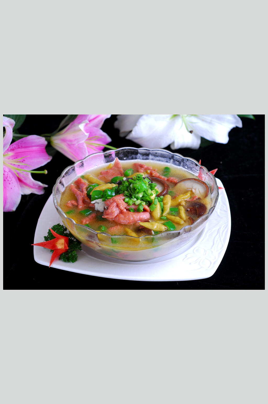 山椒牛柳高清酒店美食图片素材