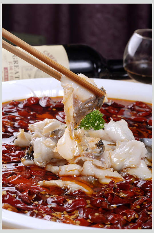 餐饮美食高清图片炝锅鱼