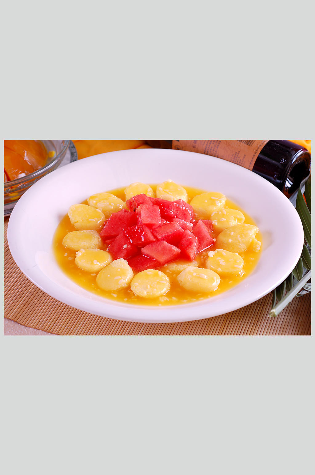 一品脆皮豆腐素材