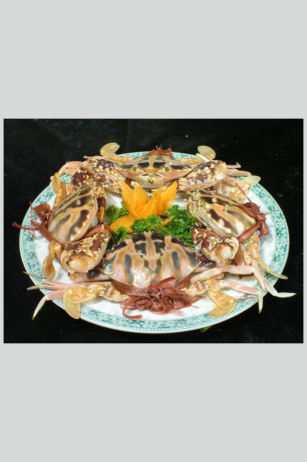 红花蟹常菜美食图片素材