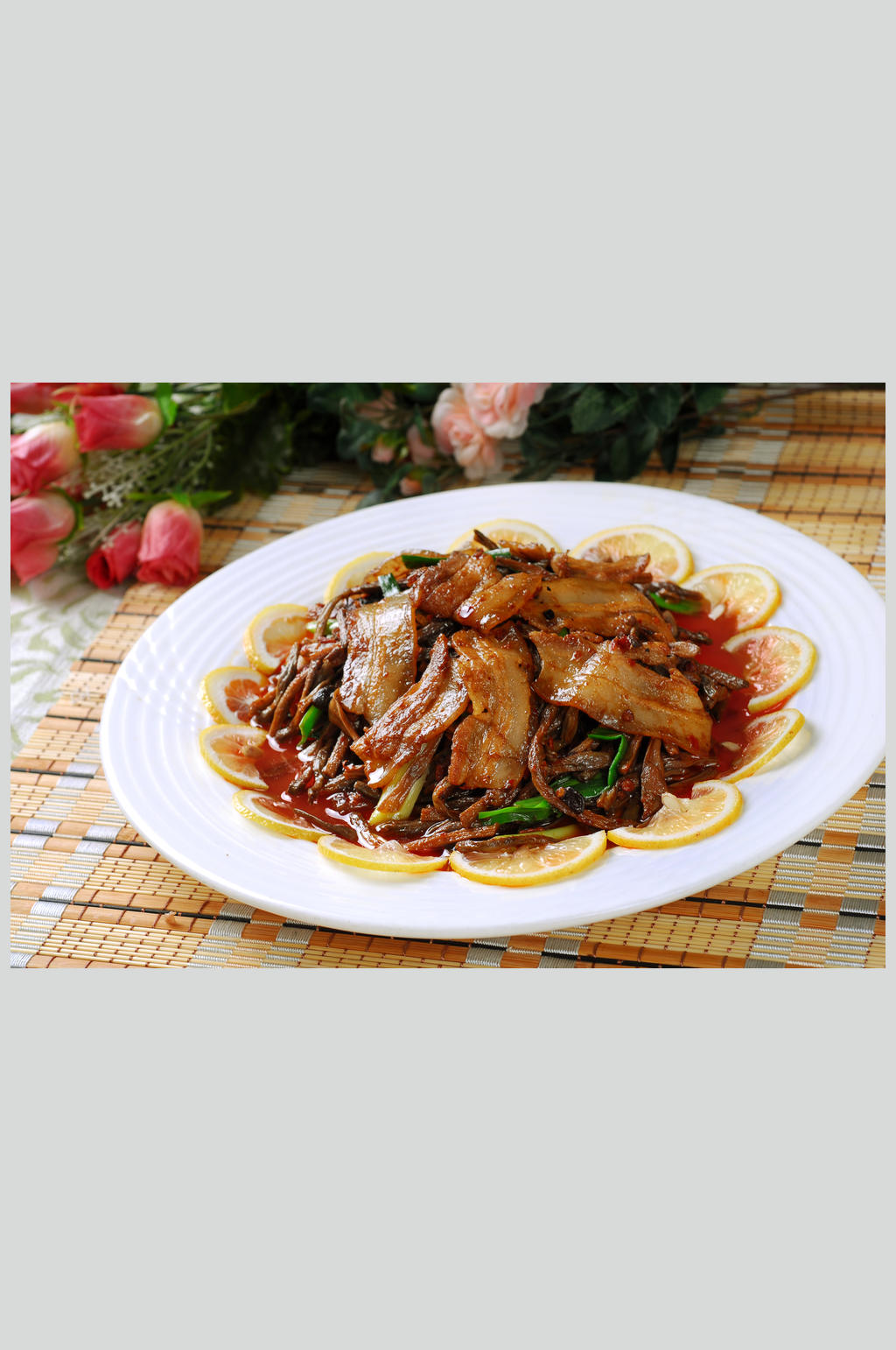 餐饮美食高清图片干豇豆回锅素材